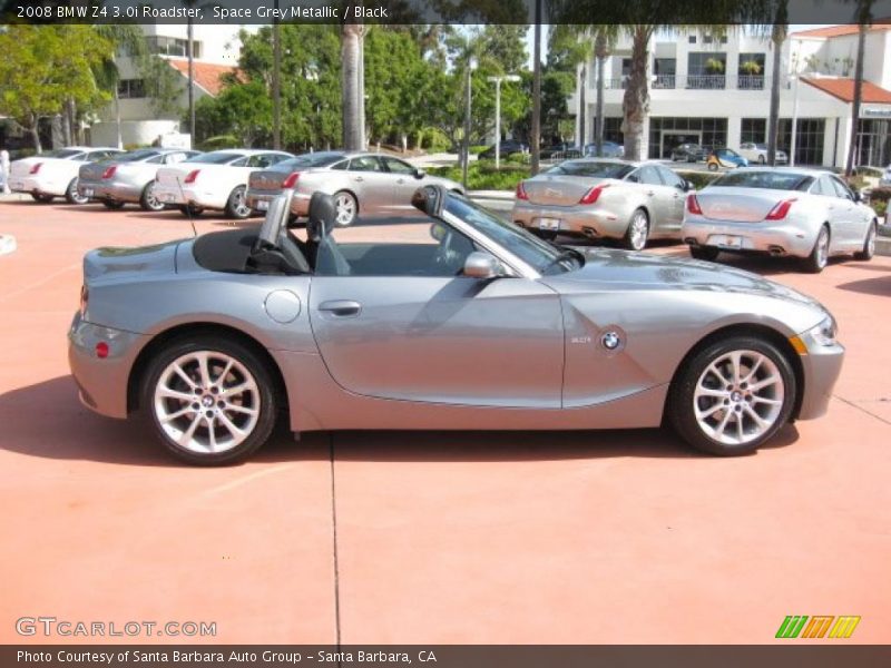 Space Grey Metallic / Black 2008 BMW Z4 3.0i Roadster