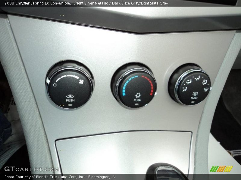 Bright Silver Metallic / Dark Slate Gray/Light Slate Gray 2008 Chrysler Sebring LX Convertible