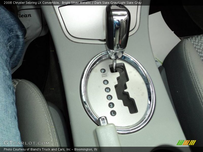 Bright Silver Metallic / Dark Slate Gray/Light Slate Gray 2008 Chrysler Sebring LX Convertible
