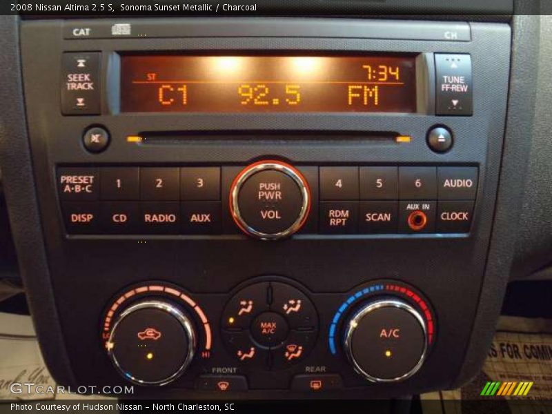 Sonoma Sunset Metallic / Charcoal 2008 Nissan Altima 2.5 S