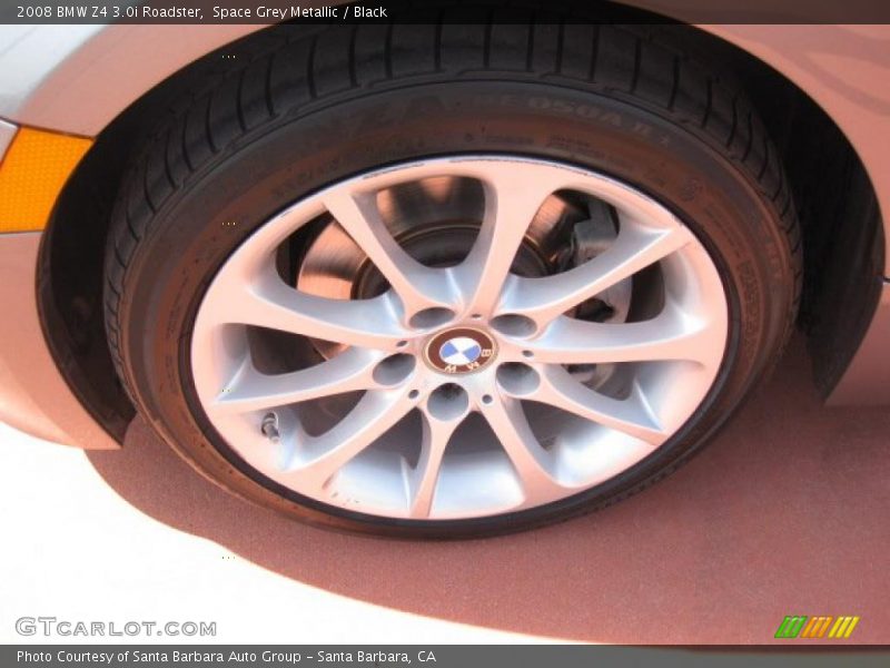 Space Grey Metallic / Black 2008 BMW Z4 3.0i Roadster