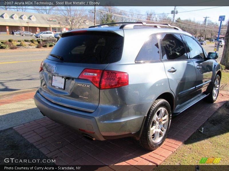 Steel Blue Metallic / Ebony 2007 Acura MDX Technology