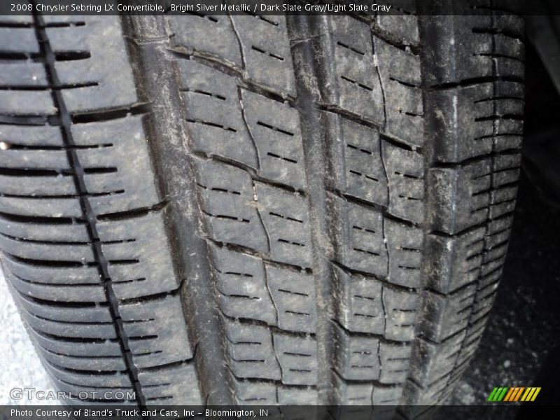 Bright Silver Metallic / Dark Slate Gray/Light Slate Gray 2008 Chrysler Sebring LX Convertible