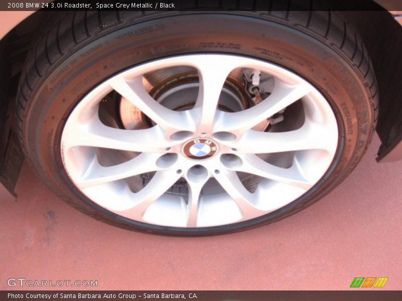 Space Grey Metallic / Black 2008 BMW Z4 3.0i Roadster