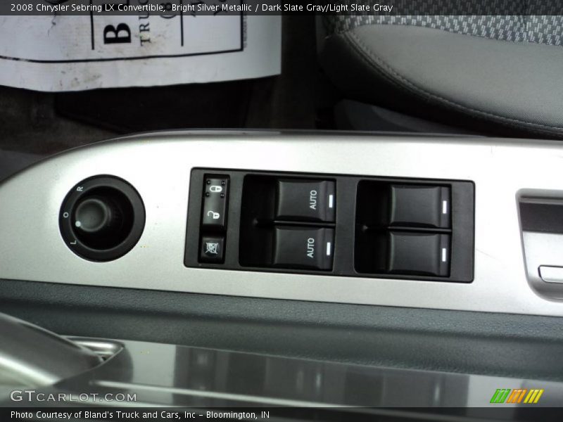 Bright Silver Metallic / Dark Slate Gray/Light Slate Gray 2008 Chrysler Sebring LX Convertible