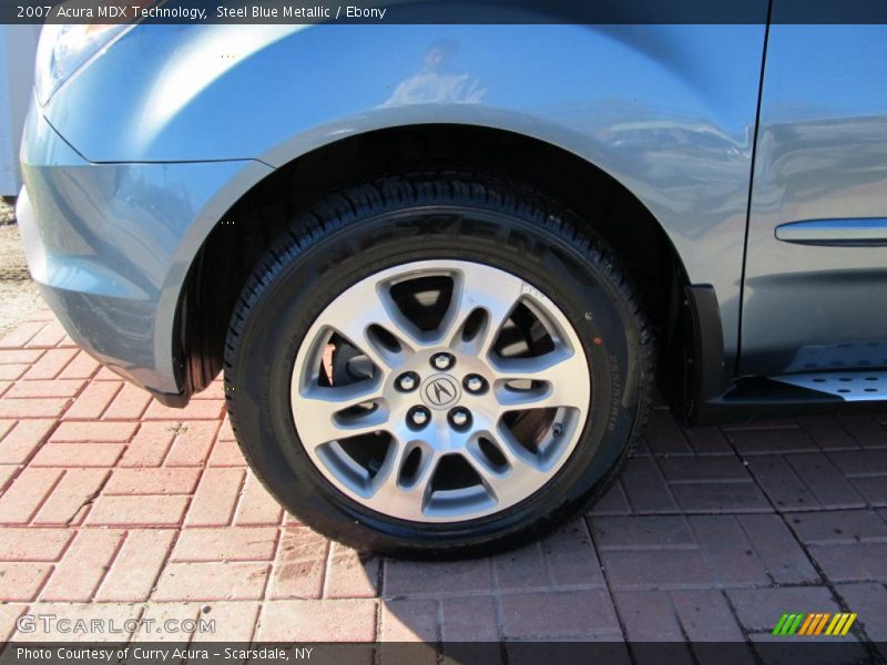 Steel Blue Metallic / Ebony 2007 Acura MDX Technology