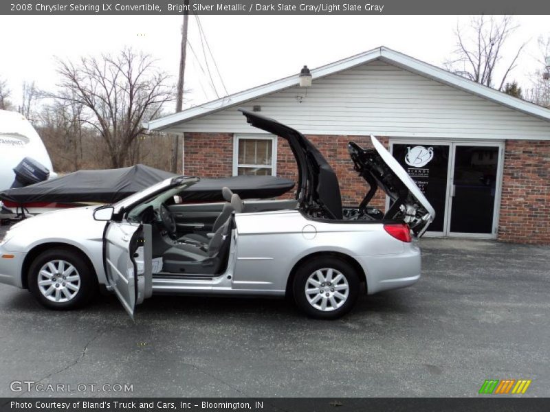 Bright Silver Metallic / Dark Slate Gray/Light Slate Gray 2008 Chrysler Sebring LX Convertible