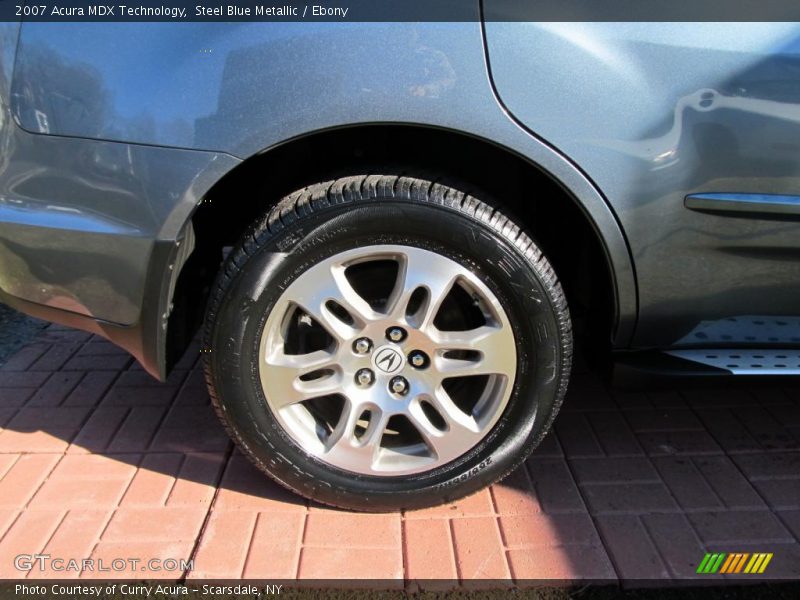 Steel Blue Metallic / Ebony 2007 Acura MDX Technology