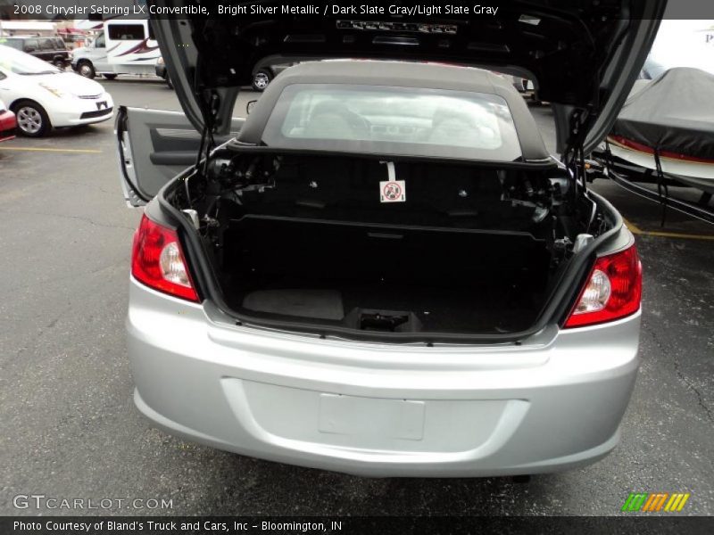 Bright Silver Metallic / Dark Slate Gray/Light Slate Gray 2008 Chrysler Sebring LX Convertible