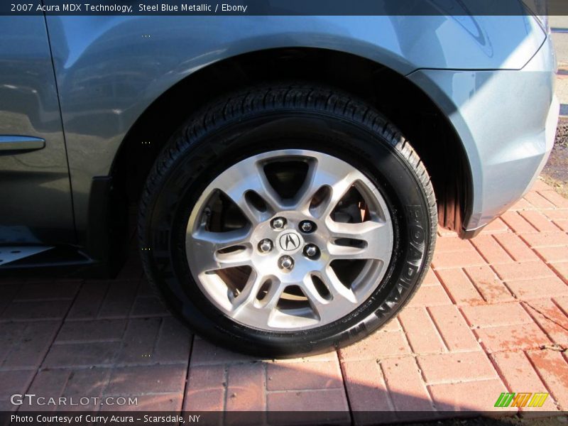 Steel Blue Metallic / Ebony 2007 Acura MDX Technology