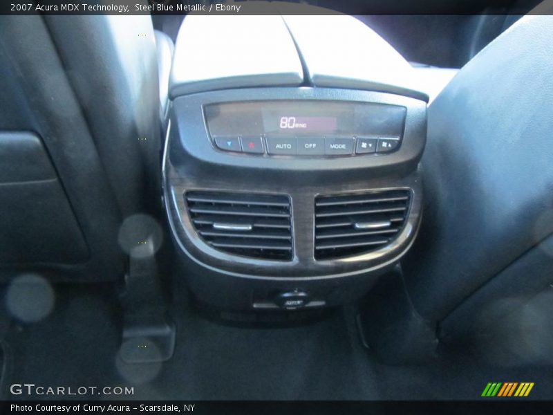 Steel Blue Metallic / Ebony 2007 Acura MDX Technology
