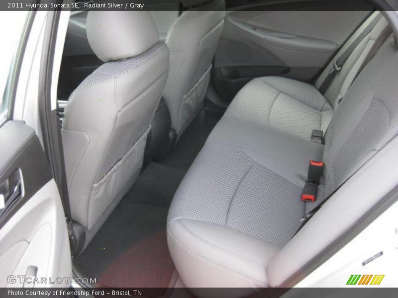  2011 Sonata SE Gray Interior