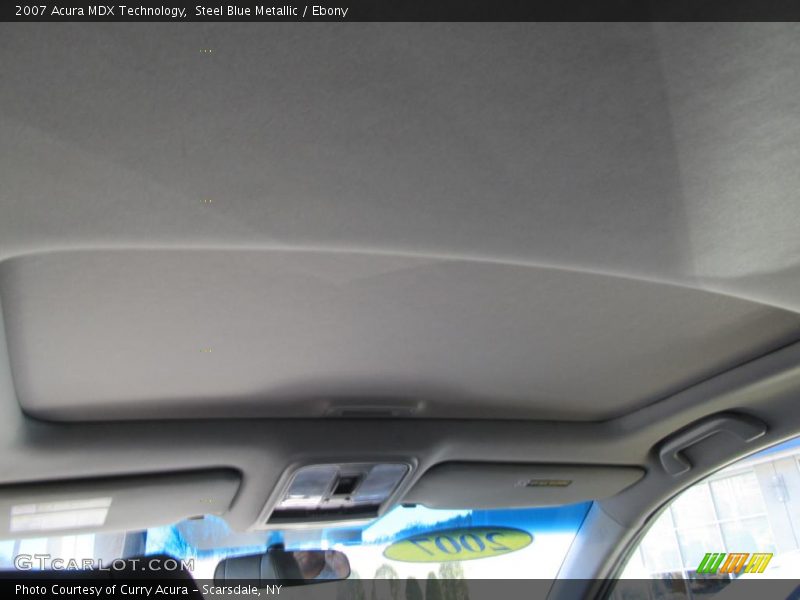 Steel Blue Metallic / Ebony 2007 Acura MDX Technology
