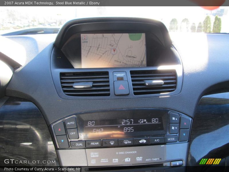Steel Blue Metallic / Ebony 2007 Acura MDX Technology