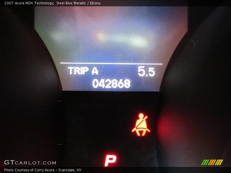 Steel Blue Metallic / Ebony 2007 Acura MDX Technology