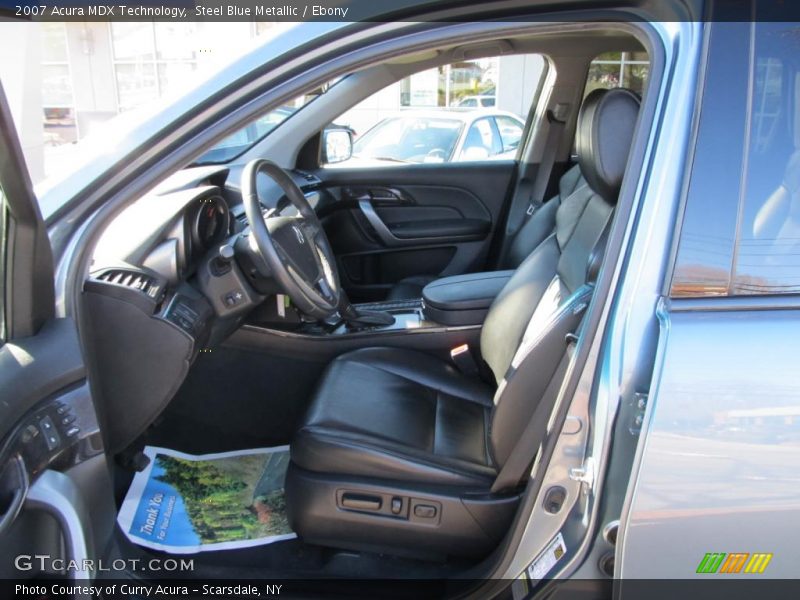 Steel Blue Metallic / Ebony 2007 Acura MDX Technology