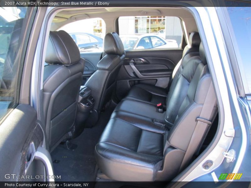 Steel Blue Metallic / Ebony 2007 Acura MDX Technology