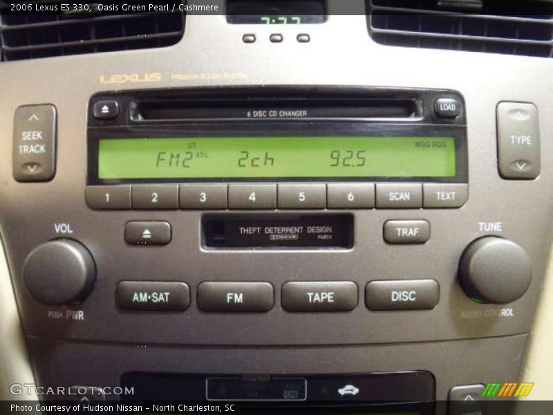 Oasis Green Pearl / Cashmere 2006 Lexus ES 330