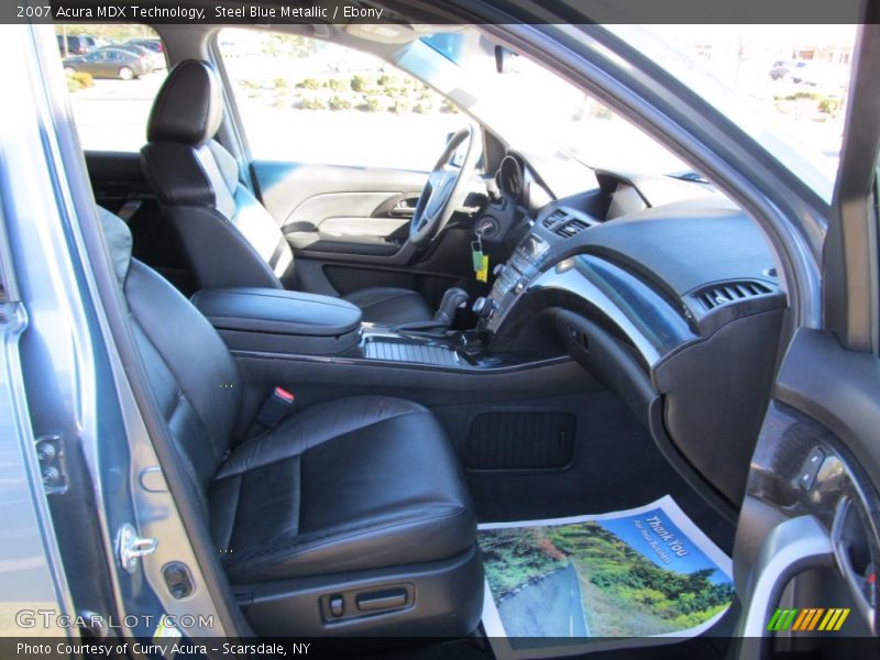 Steel Blue Metallic / Ebony 2007 Acura MDX Technology