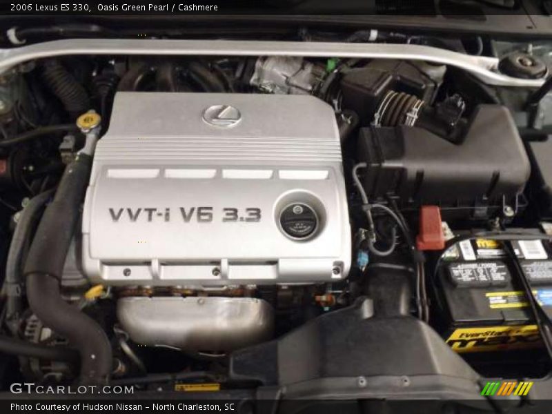 Oasis Green Pearl / Cashmere 2006 Lexus ES 330