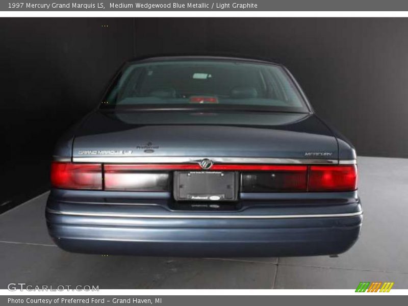 Medium Wedgewood Blue Metallic / Light Graphite 1997 Mercury Grand Marquis LS