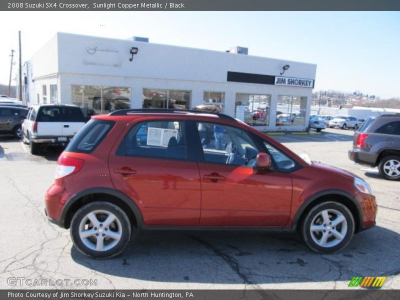 Sunlight Copper Metallic / Black 2008 Suzuki SX4 Crossover