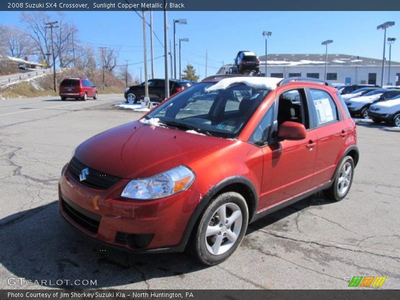Sunlight Copper Metallic / Black 2008 Suzuki SX4 Crossover