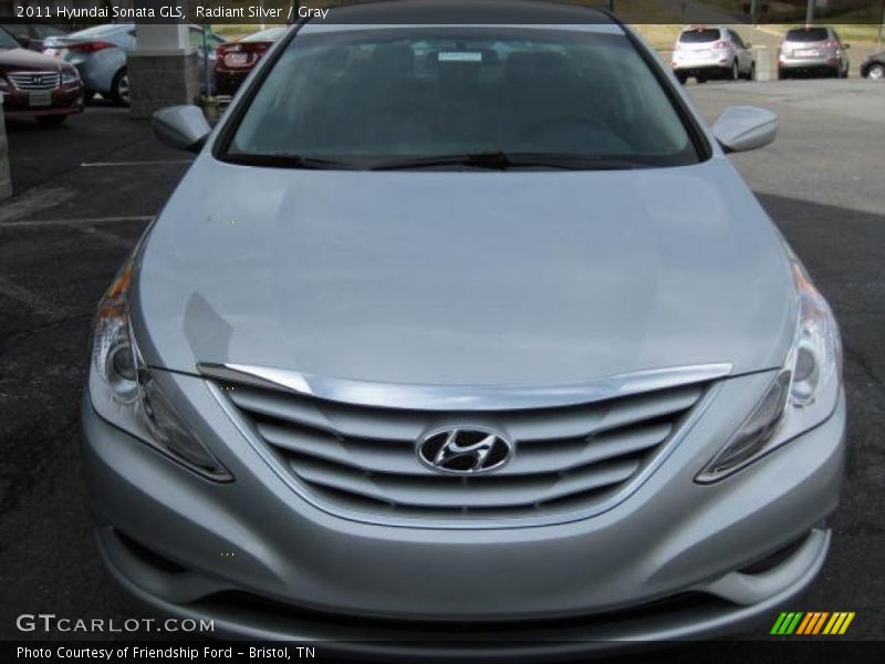 Radiant Silver / Gray 2011 Hyundai Sonata GLS