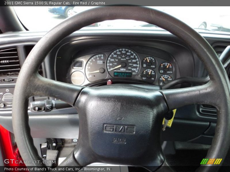 Fire Red / Graphite 2001 GMC Sierra 1500 SL Regular Cab
