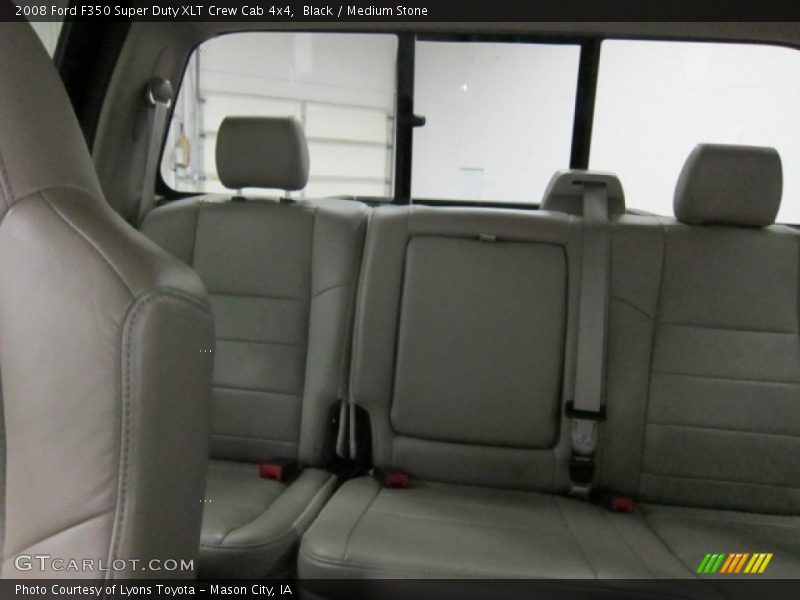 Black / Medium Stone 2008 Ford F350 Super Duty XLT Crew Cab 4x4