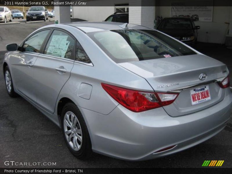 Radiant Silver / Gray 2011 Hyundai Sonata GLS