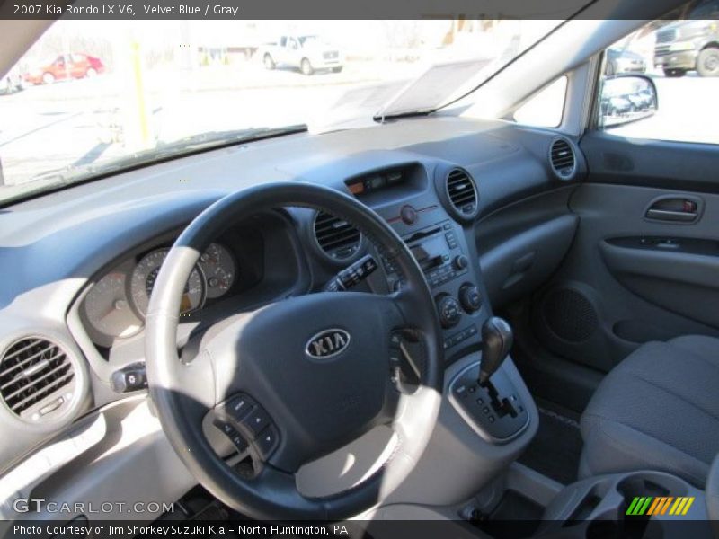 Velvet Blue / Gray 2007 Kia Rondo LX V6