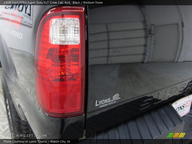 Black / Medium Stone 2008 Ford F350 Super Duty XLT Crew Cab 4x4