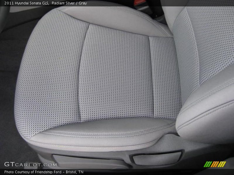 Radiant Silver / Gray 2011 Hyundai Sonata GLS