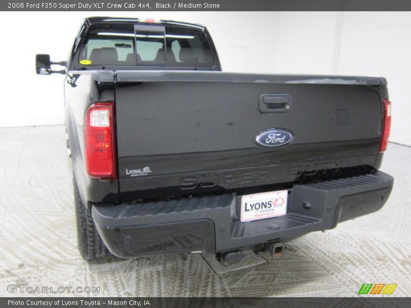 Black / Medium Stone 2008 Ford F350 Super Duty XLT Crew Cab 4x4