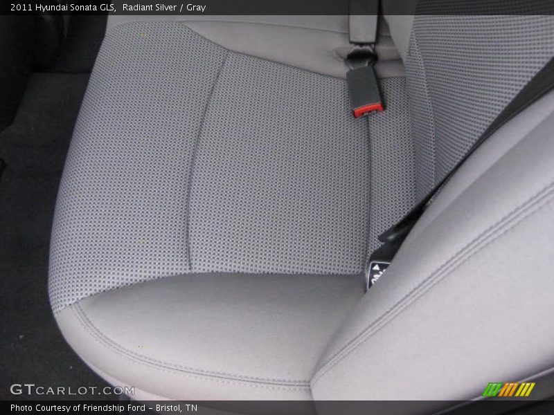 Radiant Silver / Gray 2011 Hyundai Sonata GLS
