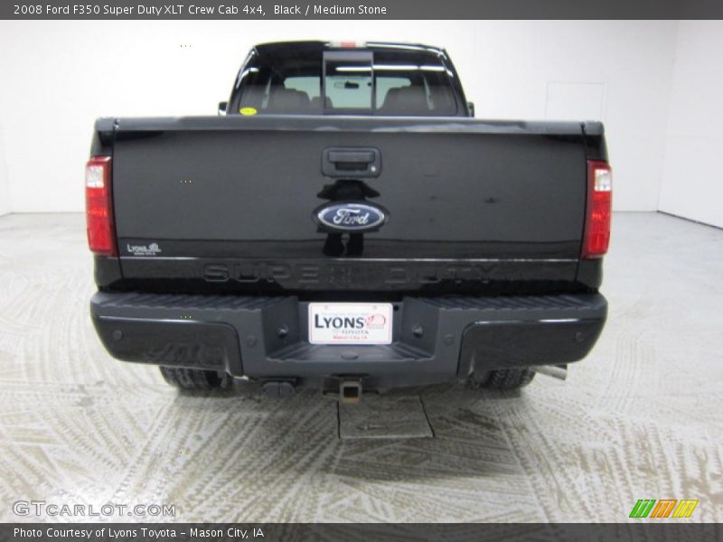 Black / Medium Stone 2008 Ford F350 Super Duty XLT Crew Cab 4x4