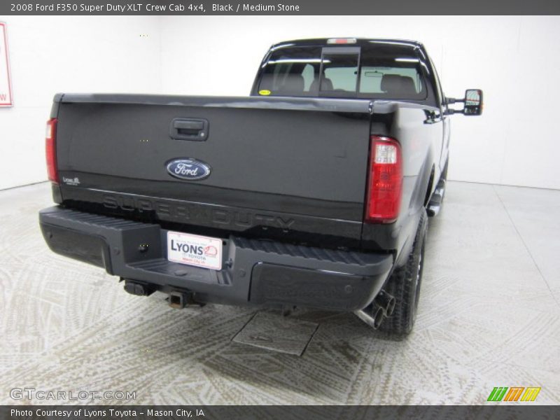 Black / Medium Stone 2008 Ford F350 Super Duty XLT Crew Cab 4x4