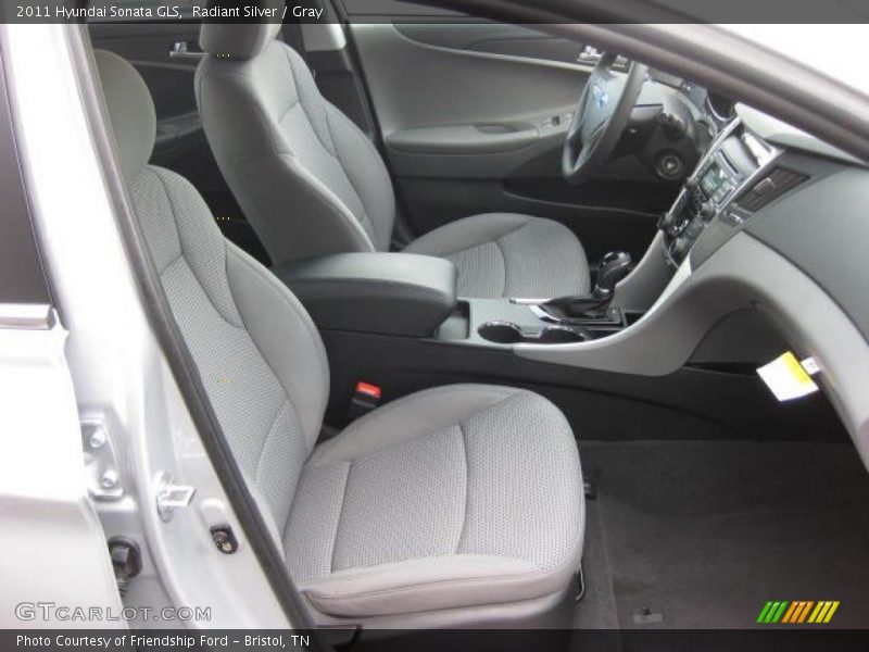 Radiant Silver / Gray 2011 Hyundai Sonata GLS