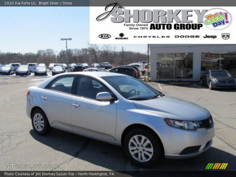 Bright Silver / Stone 2010 Kia Forte LX