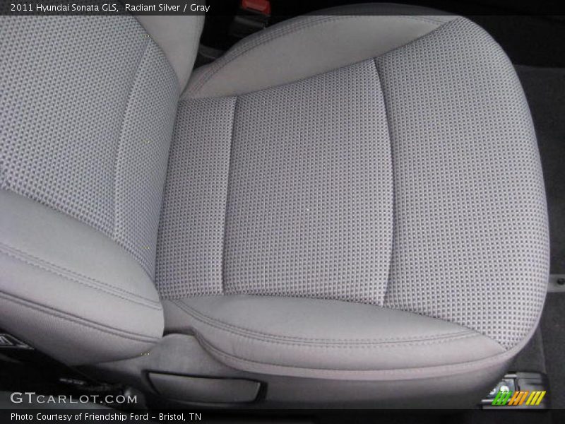 Radiant Silver / Gray 2011 Hyundai Sonata GLS