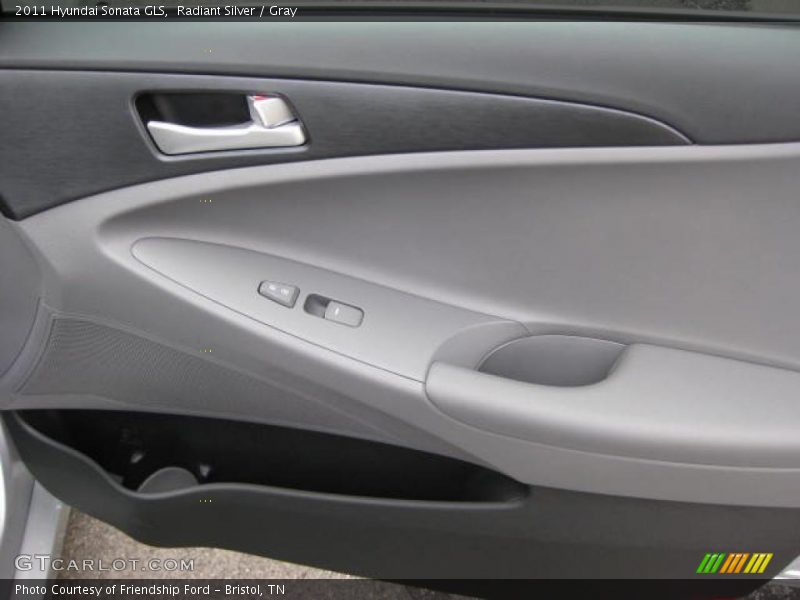 Radiant Silver / Gray 2011 Hyundai Sonata GLS