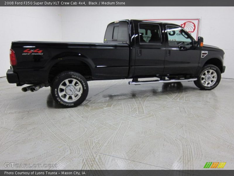 Black / Medium Stone 2008 Ford F350 Super Duty XLT Crew Cab 4x4