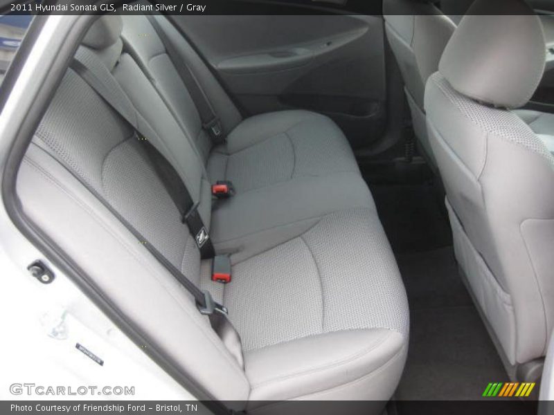 Radiant Silver / Gray 2011 Hyundai Sonata GLS