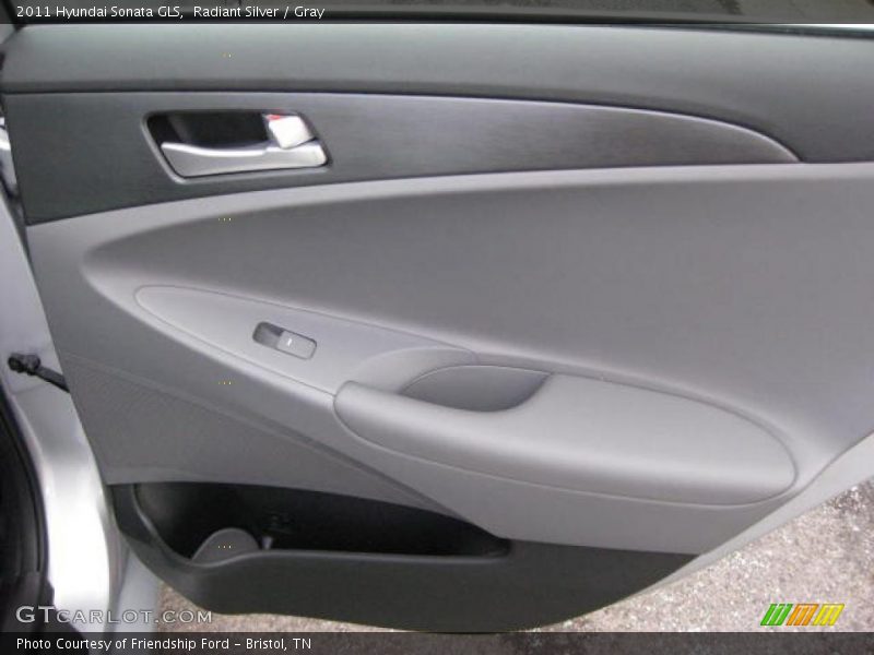 Radiant Silver / Gray 2011 Hyundai Sonata GLS