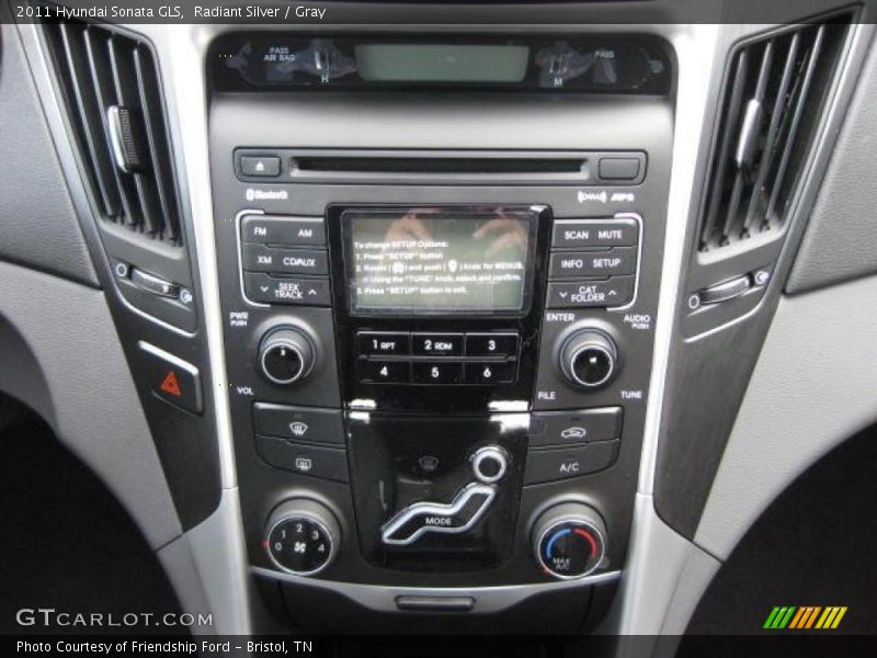 Radiant Silver / Gray 2011 Hyundai Sonata GLS