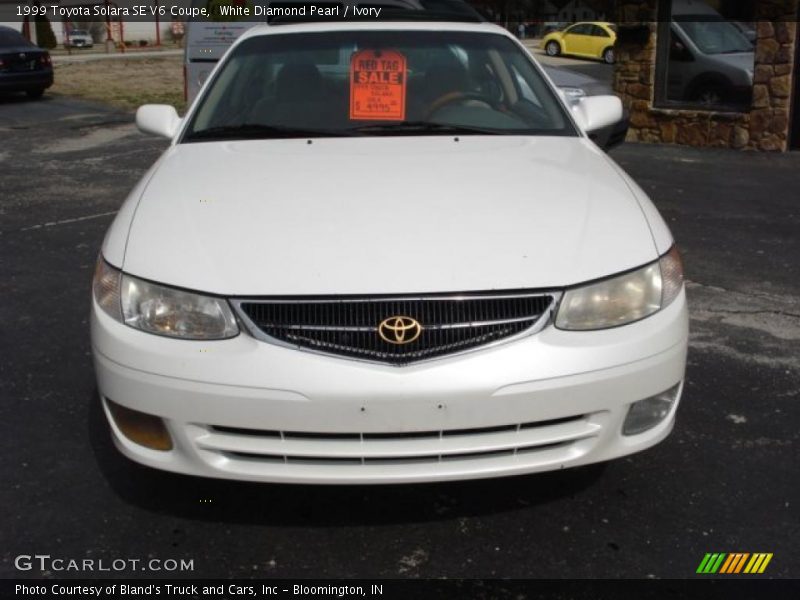 White Diamond Pearl / Ivory 1999 Toyota Solara SE V6 Coupe