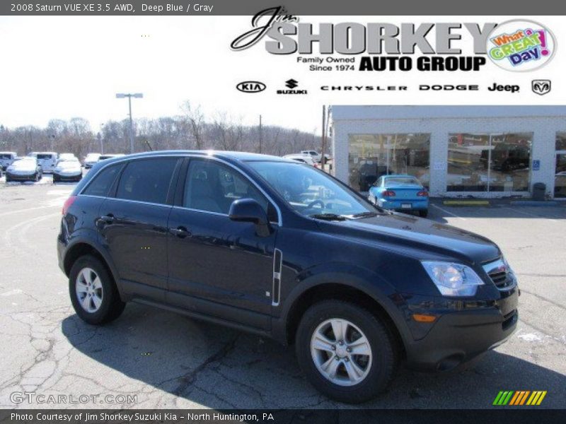 Deep Blue / Gray 2008 Saturn VUE XE 3.5 AWD