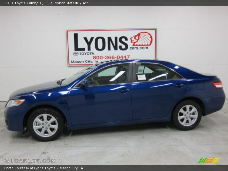 Blue Ribbon Metallic / Ash 2011 Toyota Camry LE