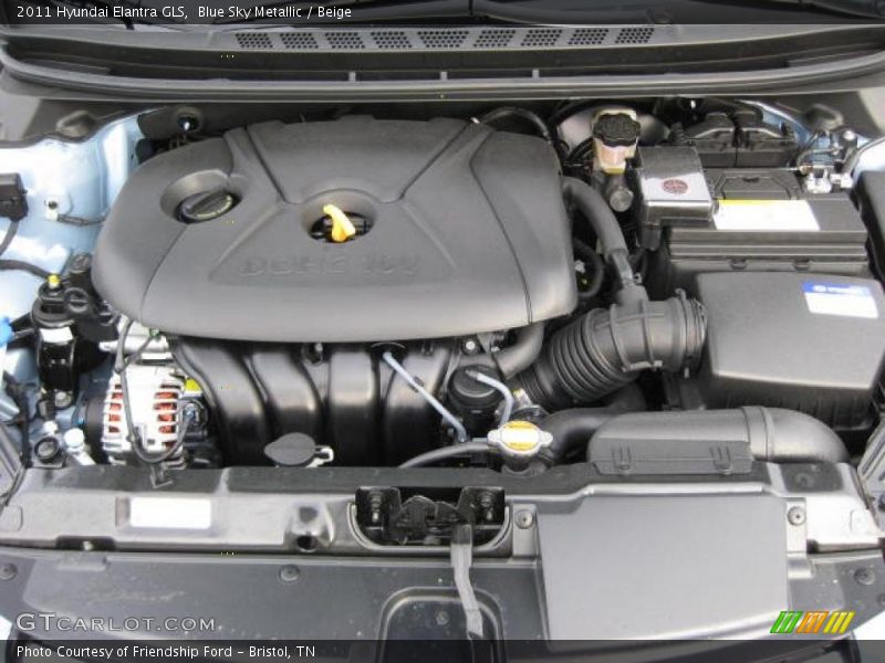  2011 Elantra GLS Engine - 1.8 Liter DOHC 16-Valve D-CVVT 4 Cylinder